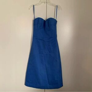 Ted Baker London Blue Strapless Dress Size 0 XS Beautiful RARE HTF GORGEOUS